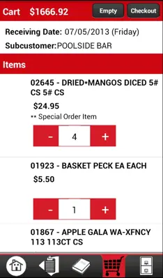 Piazza Produce Checkout App android App screenshot 0